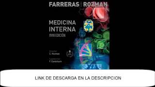 FARRERAS ROZMAN MEDICINA INTERNA EDICION 18 [upl. by Sinnard]