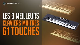 🔴 TOP 3  MEILLEUR CLAVIER MAÎTRE 61 TOUCHES 2023❓ COMPARATIF amp TEST [upl. by Nomyad]