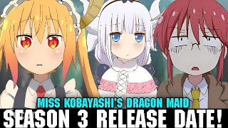 MISS KOBAYASHI’S DRAGON MAID SEASON 3 RELEASE DATE  Situation [upl. by Helga]