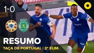 Resumo Varzim SC 10 Sporting  Taça de Portugal  SPORT TV [upl. by Milburr853]