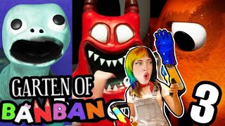 TUTTO IL TERZO CAPITOLO di GARTEN of BANBAN col FINALE e TUTTI I JUMPSCARE [upl. by Ynffit189]