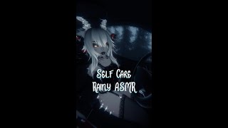 Self Care  Rainy ASMR  Nightshade The Shinigami  VRChat [upl. by Gnouhp609]