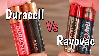 Duracell VS Rayovac AA Battery Test [upl. by Ah120]