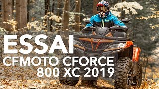 CFMOTO CFORCE 800 XC 2019 ESSAI [upl. by Divan]