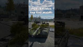 WAR THUNDER Sweden top tier mains warthunder [upl. by Atinuhs]