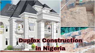 Building a Duplex on a Steepsloped Terrain in Abia State Nigeria [upl. by Vonnie813]