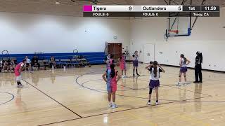 20240519 W 4125 Hayward Tigers Girls vs Outlanders LU [upl. by Dorrehs]