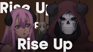 Maougun Saikyou no Majutsushi wa Ningen datta  Rise Up AMV [upl. by Nehtanoj]