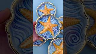 DIY a retro starfish dinner plate do you like it artwork pottery diy [upl. by Winther]