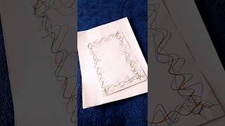 Elegant Border Design Tutorial  Quick amp Simple Ideas [upl. by Aidole]