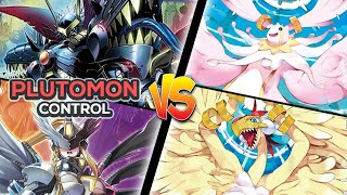 DCGO Plutomon Control vs Cherubimon ACE amp Phoenixmon X  Digimon TCG Digimon Simulator [upl. by Ameyn790]