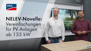 Installiere jetzt viel einfacher PVAnlagen ab 135 kW – dank der NELEVNovelle [upl. by Scevour]