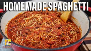 Make Homemade Spaghetti from Scratch [upl. by Arri]