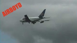 Mandarin Boeing 747SP Landing Kai Tak Airport [upl. by Marylynne912]