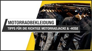 Motorradbekleidung  Leder oder Textil  welcher Typ bist du  Ride smart  sicher unterwegs [upl. by Aronle]