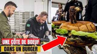 UN BURGER de 26 KILOS avec une CÔTE de BOEUF dedans à POITIERS [upl. by Mishaan564]