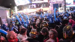 New Years Eve Countdown 2014 at Bubba GumpsTimes Square [upl. by Ripley496]