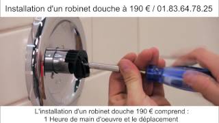 Installation Robinet Douche  Plombierpascherpariscom [upl. by Kcireddor587]