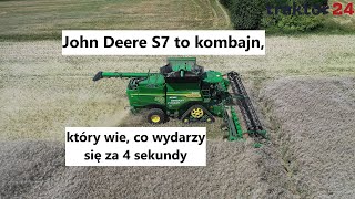 John Deere S7 to kombajn który wie co wydarzy się za 4 sekundy johndeere traktor24 [upl. by Suhcnip]