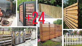 24 Ideas De Vallas o Cercas Únicas De Bricolaje Que Puedes Construir Para Tu Jardín [upl. by Alac726]