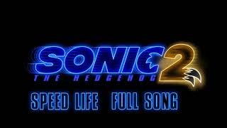 Sonic The Hedgehog 2  Speed Life  Stephane Legar Full Song [upl. by Enajiram]