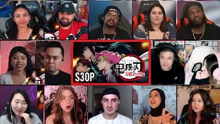 Demon Slayer Season 3 Opening 4 Reaction Mashup  Kimetsu no Yaiba  鬼滅の刃 「Kizuna No Kiseki」MV [upl. by Mailli513]