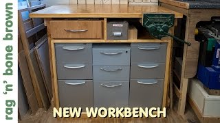 Making A Workbench Out Of Salvaged Things part 2 of 2 [upl. by Ahsilad]