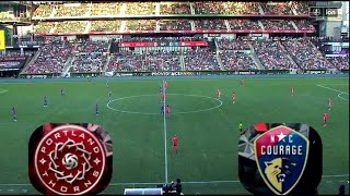 Portland Thorns vs NC Courage Highlights [upl. by Yanaton]