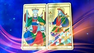 LA JUSTICIA y TODOS los ARCANOS MAYORESCOMBINACIONES TAROT [upl. by Brenna766]