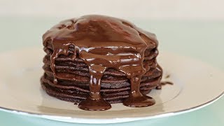 How to Make Chocolate Pancakes [upl. by Gaillard116]