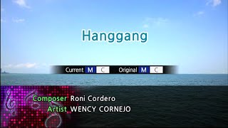 Hanggang  Wency Cornejo Karaoke Version [upl. by Yracaz]