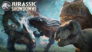 Jurassic Showdowns Most Intense Dinosaur Battles [upl. by Hayidan]