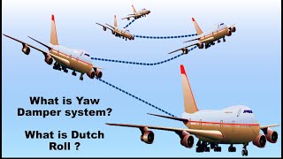 Yaw Damper Lesson 3 Dutch roll  What is yaw Damper  How Do Yaw Dampers Work [upl. by Romelda619]