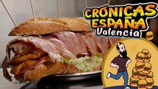 CRÓNICAS ESPAÑA  El Super Bocadillo Gigante con 2kg de mezcla  Episodio 1 VALENCIA [upl. by Box]