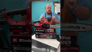 Win an Einhell Cordless Chainsaw canadianwoodworking httpsshorturlatubed7 [upl. by Schouten]