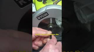 How to Fix a Ryobi Circ Saw Quick and Easy Tutorial diy circularsaw shortsfeed tool shortsvide [upl. by Jerri979]