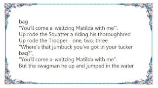 Frank Ifield  Waltzing Matilda Lyrics [upl. by Lekram639]