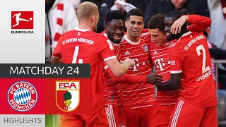 8GoalSpectacle Bayern Remains On Top  FC Bayern  FC Augsburg 53  MD 24 – Bundesliga 2223 [upl. by Eirelav]