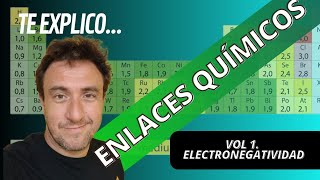 EXPLICO ENLACES QUÍMICOS 1 LA ELECTRONEGATIVIDAD [upl. by Nole]