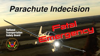 Parachute CAPS Indecision  Cirrus SR22T N17DT Flight Ends in a Fatal Accident [upl. by Lukasz32]