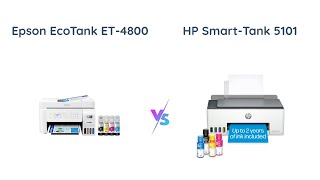 Epson EcoTank ET4800 vs HP SmartTank 5101  Printer Comparison [upl. by Howell]