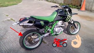 Kawasaki klx 650 c supermoto [upl. by Tteltrab]