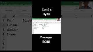 EXCEL с нуля Функция если [upl. by Jyoti590]