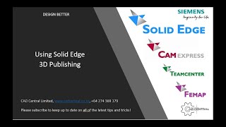 Creating a work instruction document using Templates in Solid Edge 3D Publishing [upl. by Chappie]