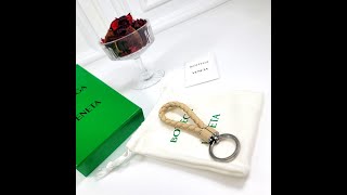 보테가 베네타 인트레치오 키링 Bottega Veneta Intreccio Key Ring Inkwell [upl. by Zales]