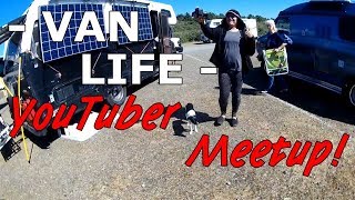 VAN LIFE  YouTuber MEETUP Nomadic Fanatic PandaMonium Caravan Carolyn Living Free and others [upl. by Kerwin]