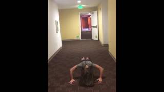 Maddie Ziegler does the 22 Push Up Challenge [upl. by Aneehsar]