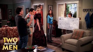 Judiths Last Alimony Check Gone Wrong  Two and a Half Men [upl. by Assiroc]