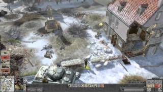 Faces of War  Allied campaign walkthrough  Mission 7  Bastogne 33 HD [upl. by Cirilla]