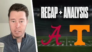 Alabama vs Tennessee Recap amp Analysis  2024 [upl. by Kentigerma]